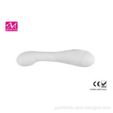 White Silicone Waterproof g Spot Vibrators For Women With R